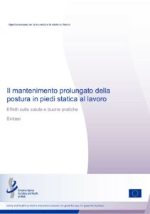 Effetti postura in piedi statica al lavoro
